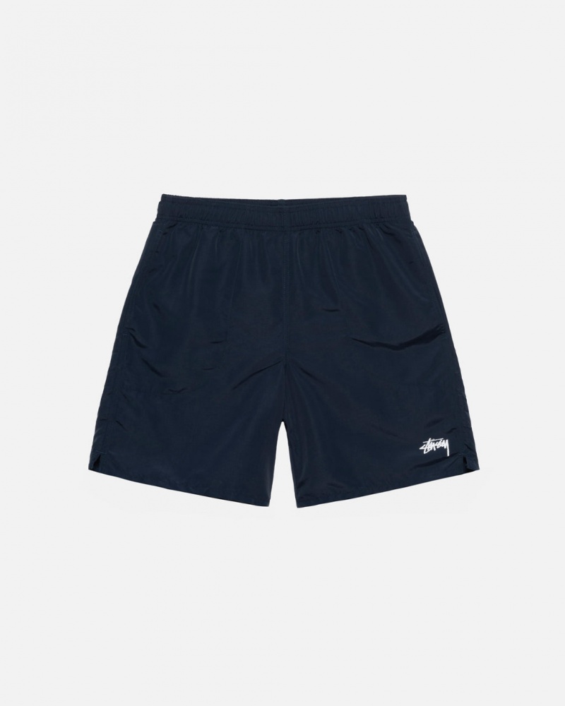 Navy Stussy Stock Water Short Men\'s Swimwear Jakarta | Indonesia EUE-2179