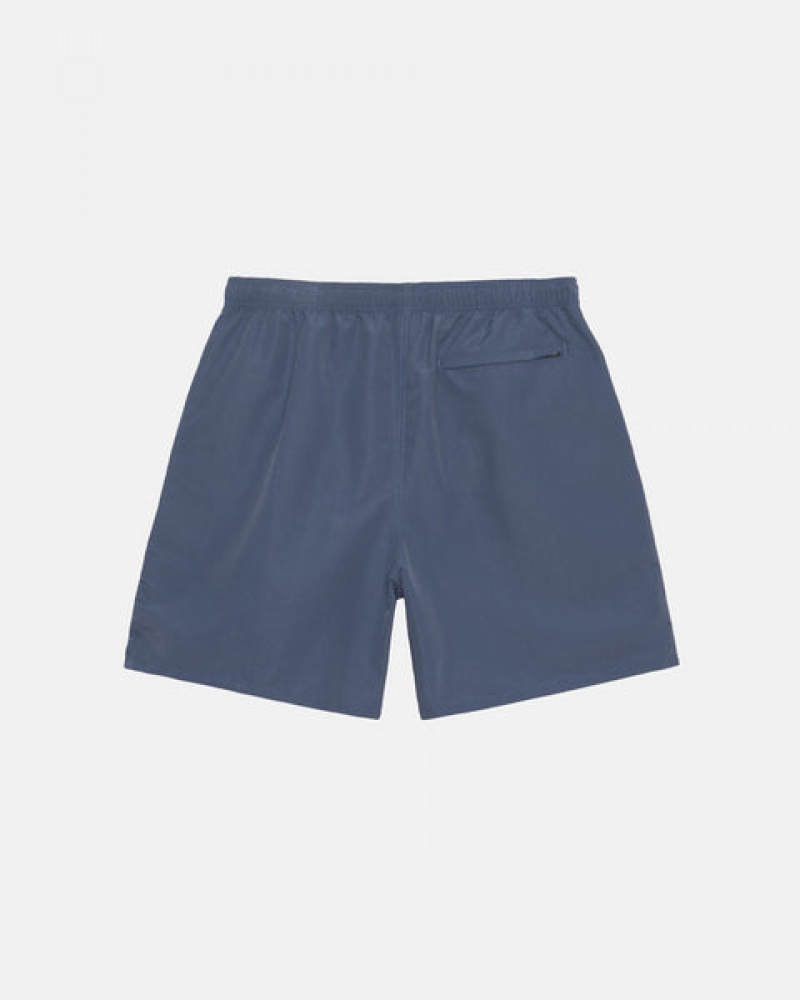 Navy Stussy Water Short Big Basic Women's Shorts Jakarta | Indonesia MTX-8075