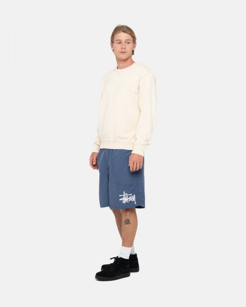 Navy Stussy Water Short Big Basic Women's Shorts Jakarta | Indonesia MTX-8075