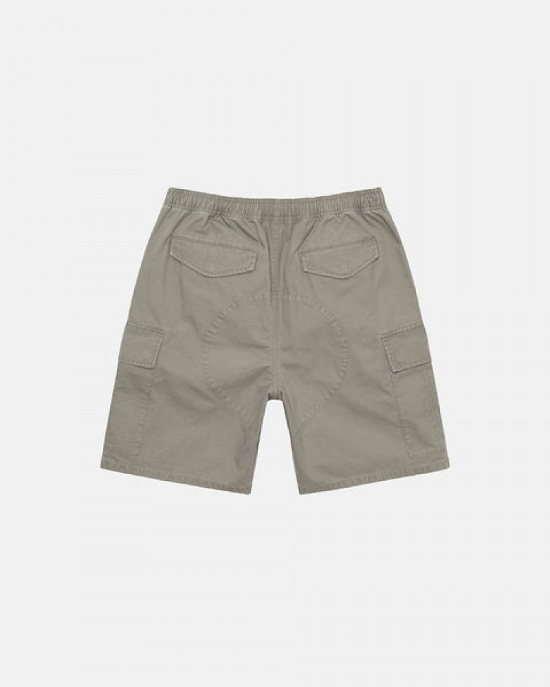 Olive Stussy Ripstop Cargo Beach Short Women's Shorts Jakarta | Indonesia CAJ-6610