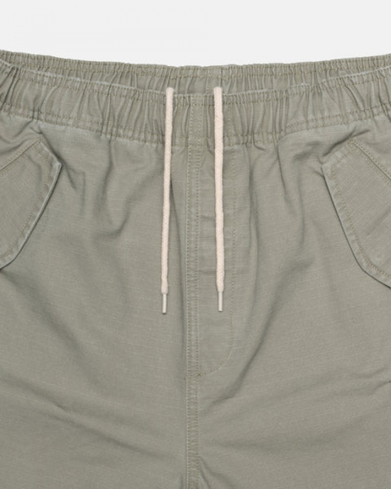 Olive Stussy Ripstop Cargo Beach Short Women's Shorts Jakarta | Indonesia CAJ-6610