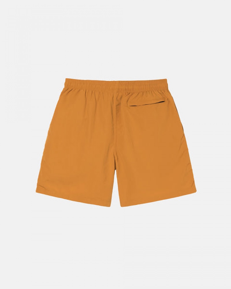 Orange Stussy Curly S Water Short Women's Swimwear Jakarta | Indonesia QZP-8327