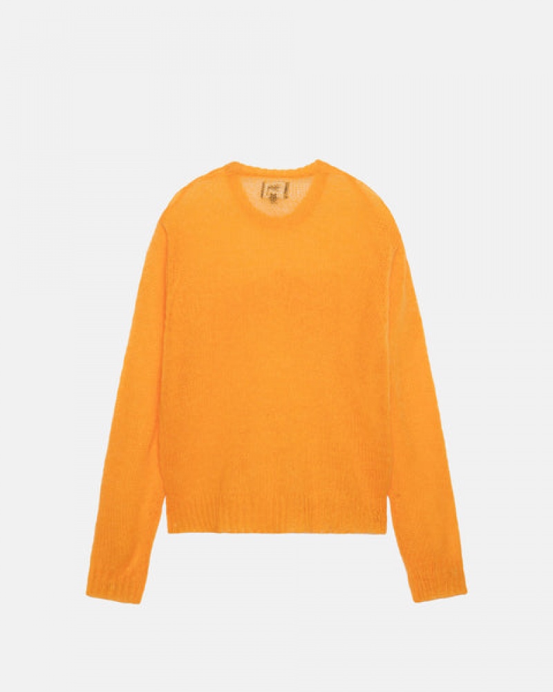 Orange Stussy Loose Knit Sweater Women's Sweaters Jakarta | Indonesia IHZ-0179