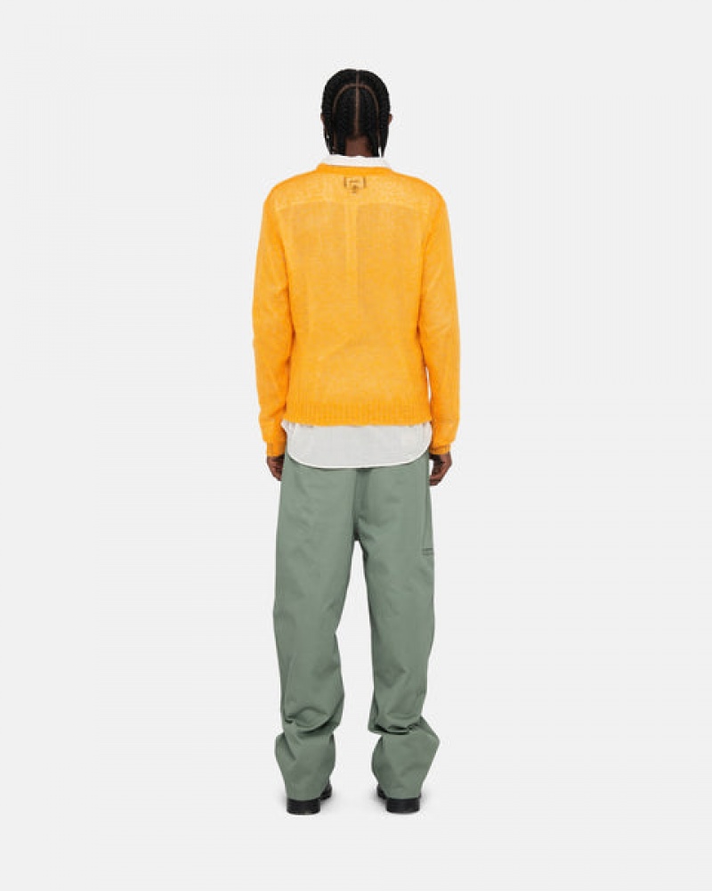 Orange Stussy Loose Knit Sweater Women's Sweaters Jakarta | Indonesia IHZ-0179