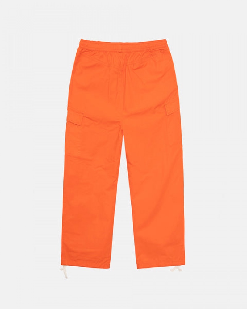 Orange Stussy Ripstop Cargo Beach Pant Women's Pants Jakarta | Indonesia KTA-0292