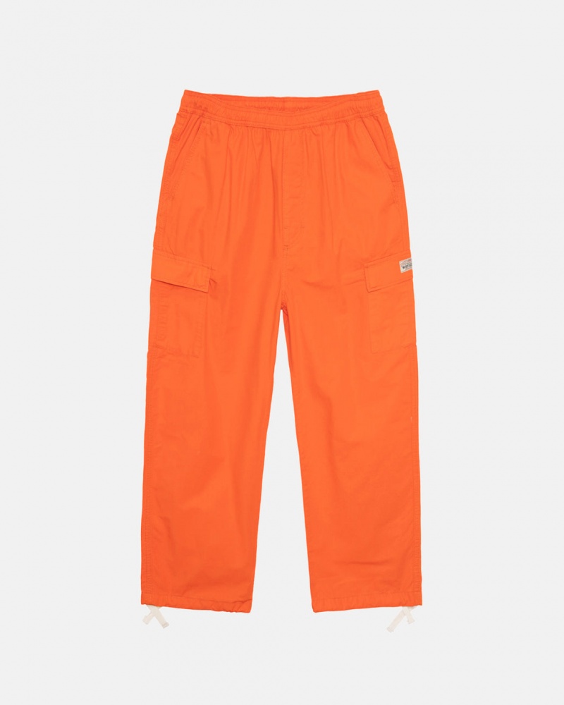 Orange Stussy Ripstop Cargo Beach Pant Women\'s Pants Jakarta | Indonesia KTA-0292