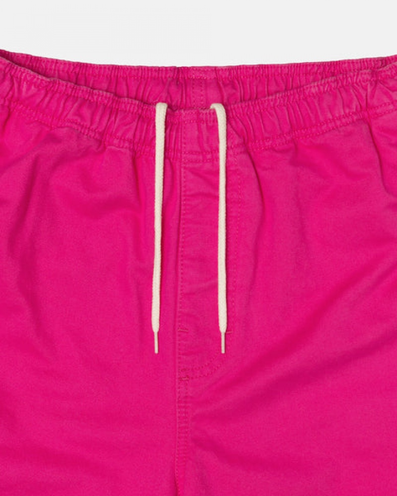 Pink Stussy Brushed Beach Short Women's Shorts Jakarta | Indonesia EZF-4772