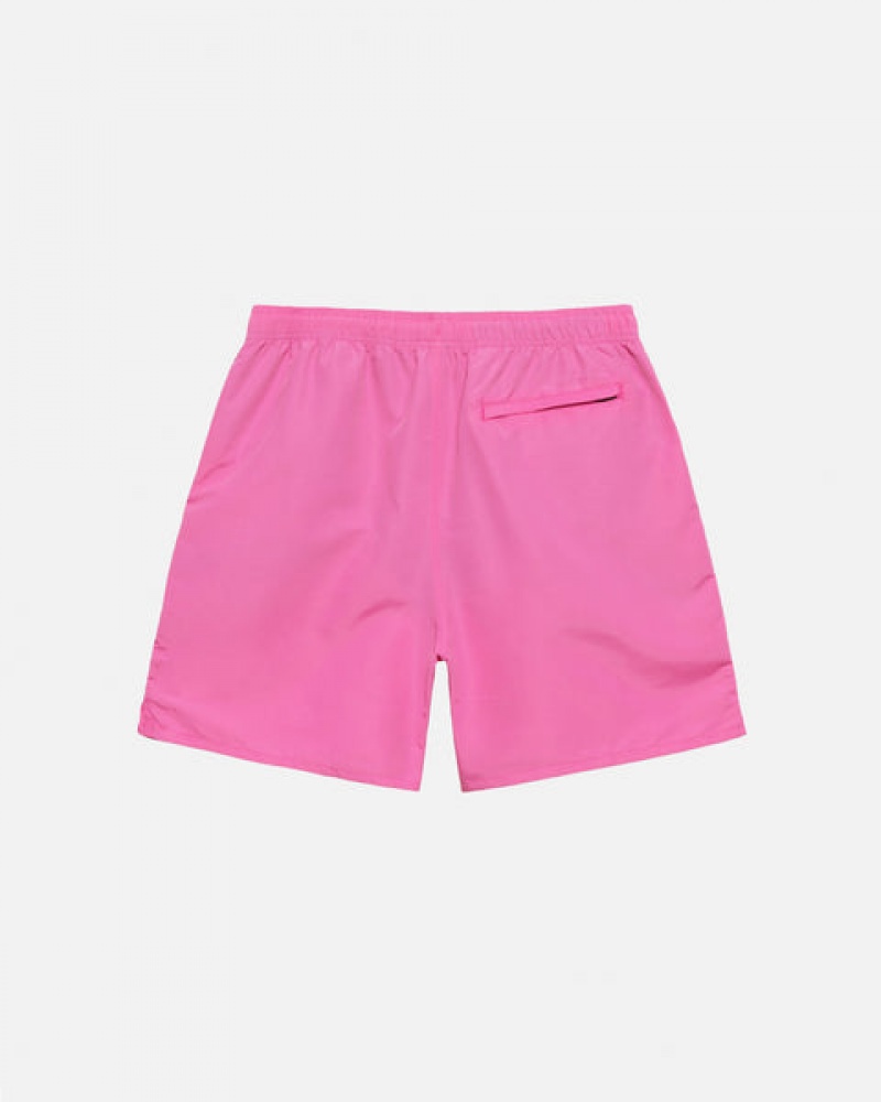 Pink Stussy Stock Water Short Men's Swimwear Jakarta | Indonesia KBB-3178