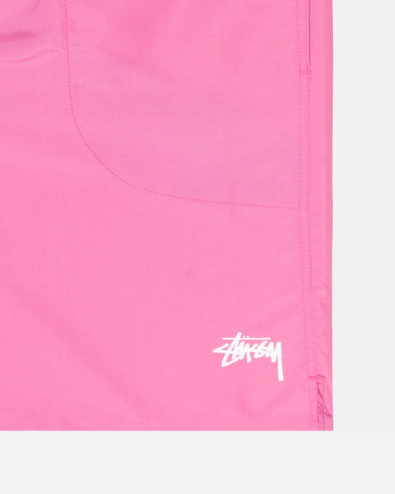 Pink Stussy Stock Water Short Men's Swimwear Jakarta | Indonesia KBB-3178