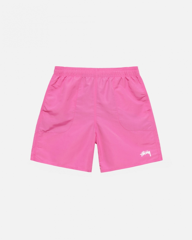 Pink Stussy Stock Water Short Men\'s Swimwear Jakarta | Indonesia KBB-3178