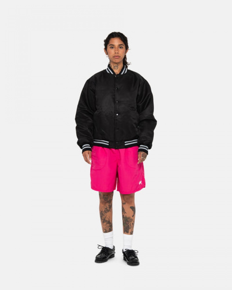 Pink Stussy Water Short Stock Women's Shorts Jakarta | Indonesia VVW-1420