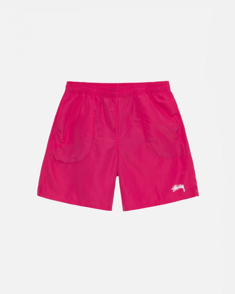 Pink Stussy Water Short Stock Women\'s Shorts Jakarta | Indonesia VVW-1420