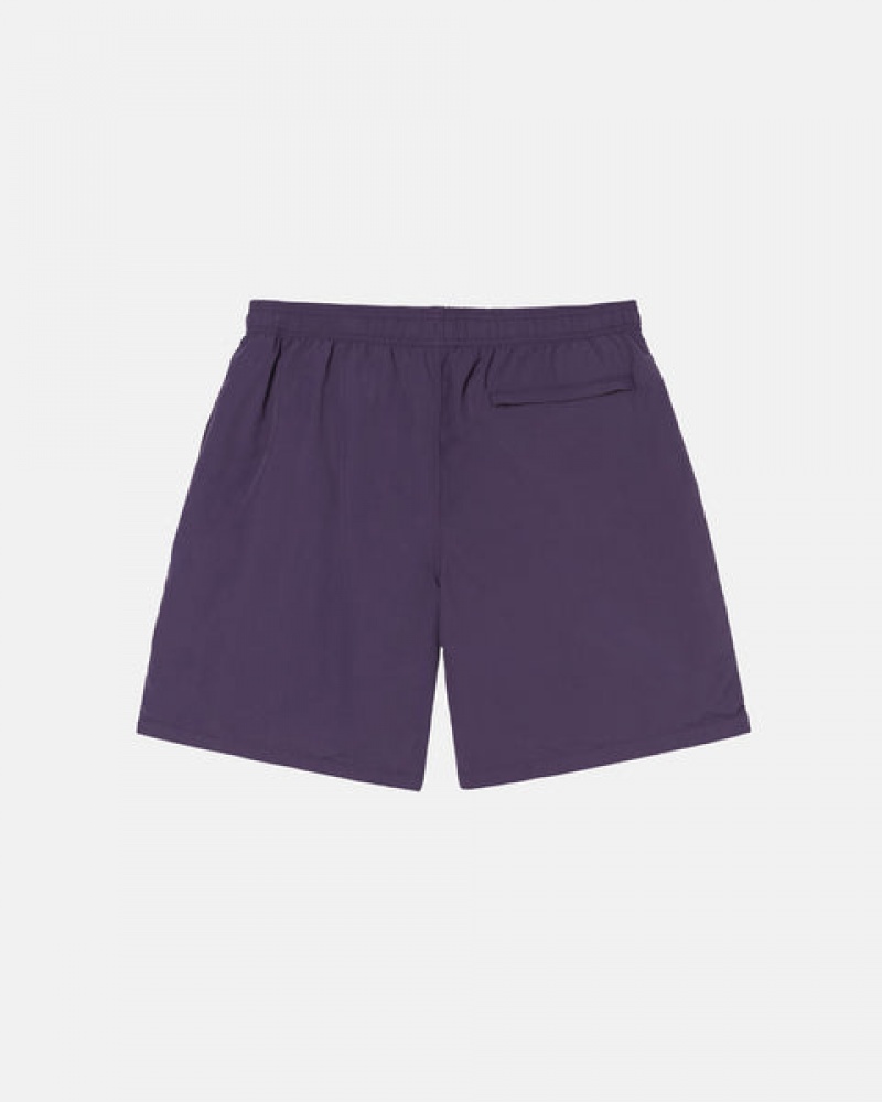 Purple Stussy Curly S Water Short Women's Swimwear Jakarta | Indonesia AGU-5560