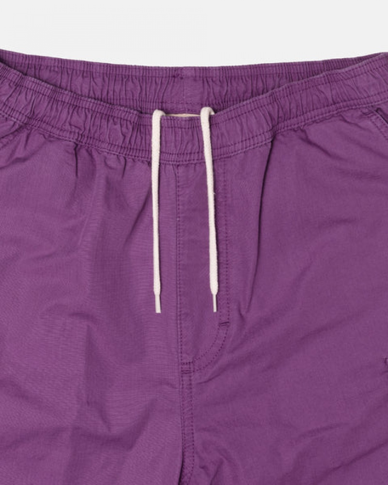 Purple Stussy Ripstop Cargo Beach Pant Men's Pants Jakarta | Indonesia UOP-6285