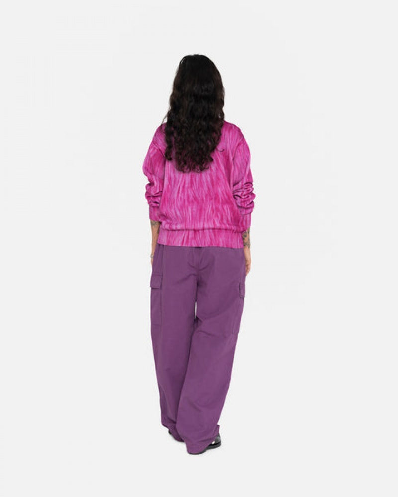 Purple Stussy Ripstop Cargo Beach Pant Women's Pants Jakarta | Indonesia KIJ-9496