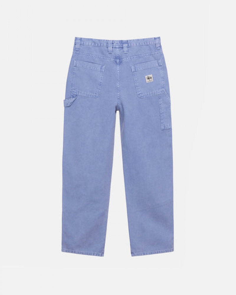 Purple Stussy Work Pant Canvas Women's Pants Jakarta | Indonesia YQG-4570