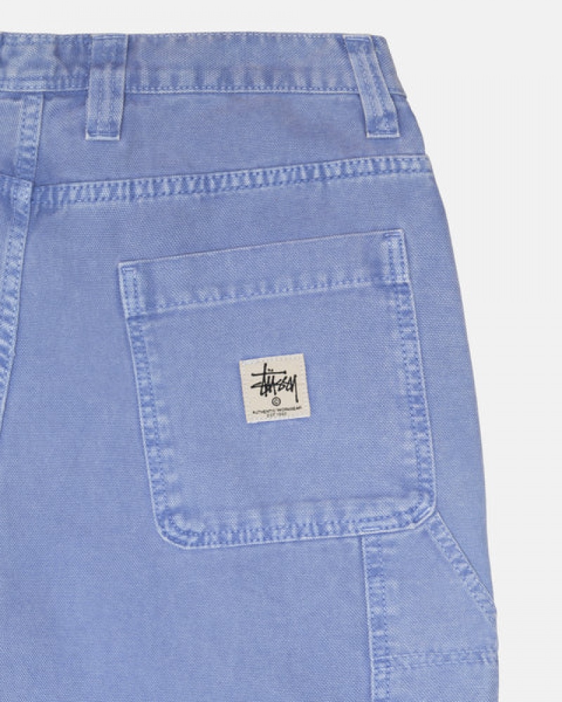 Purple Stussy Work Pant Canvas Women's Pants Jakarta | Indonesia YQG-4570