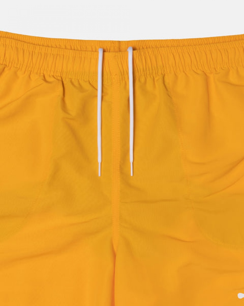 Yellow Stussy Big Basic Water Short Men's Swimwear Jakarta | Indonesia XVP-2808