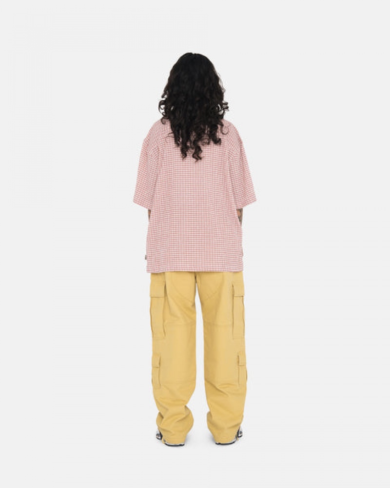 Yellow Stussy Ripstop Surplus Cargo Women's Pants Jakarta | Indonesia CLM-8595