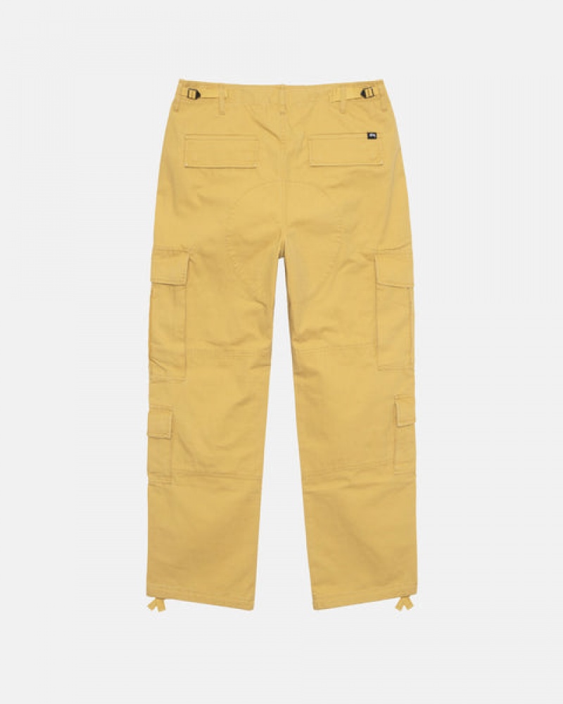 Yellow Stussy Ripstop Surplus Cargo Women's Pants Jakarta | Indonesia CLM-8595