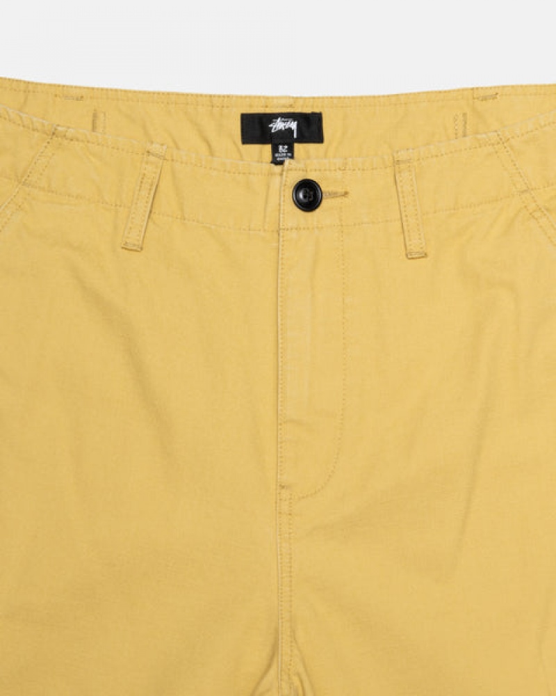 Yellow Stussy Ripstop Surplus Cargo Women's Pants Jakarta | Indonesia CLM-8595