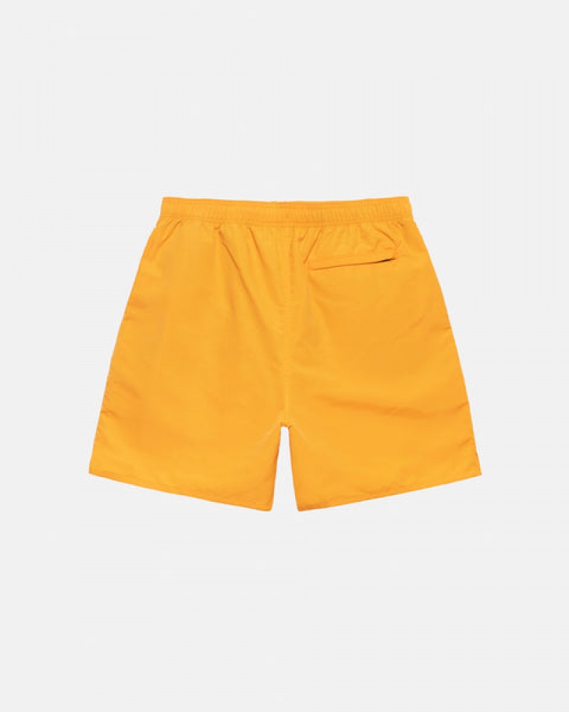 Yellow Stussy Stock Water Short Men's Swimwear Jakarta | Indonesia BUQ-6647