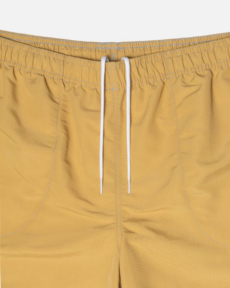 Yellow Stussy Surfman Patch Water Short Men's Swimwear Jakarta | Indonesia EVS-6581