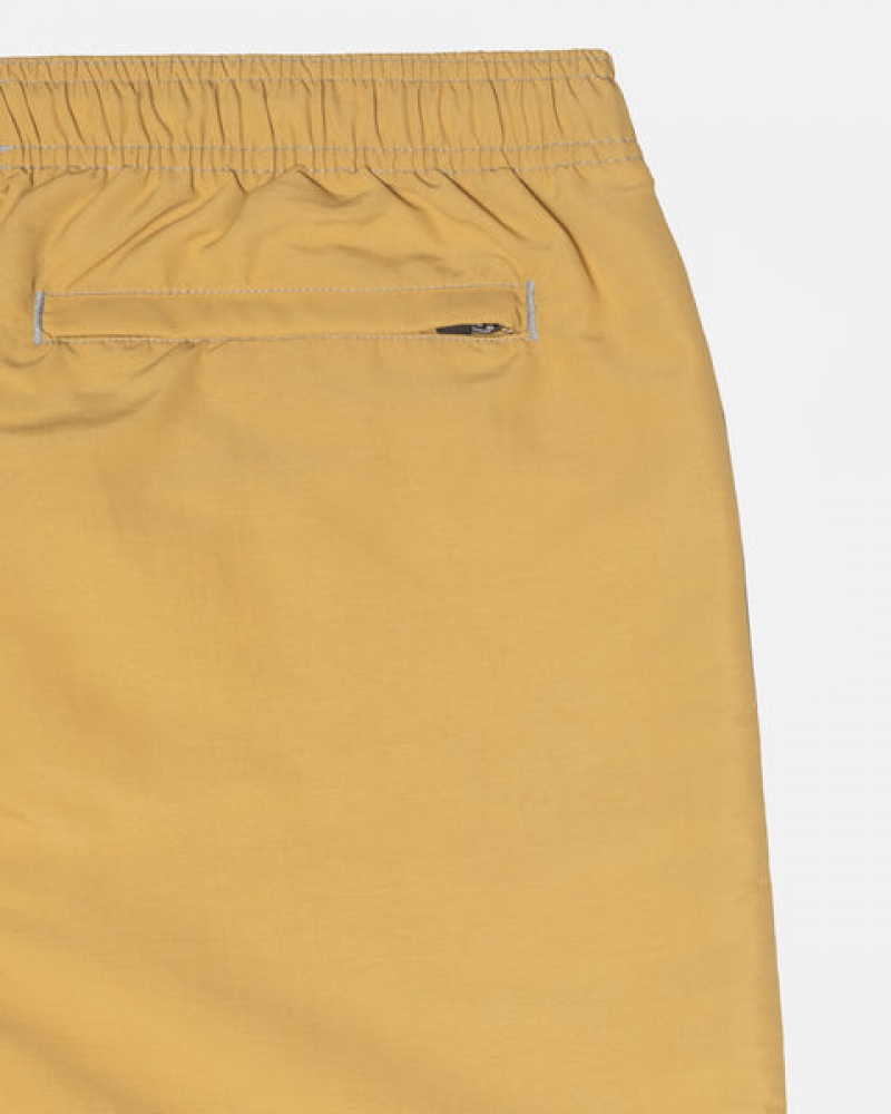 Yellow Stussy Surfman Patch Water Short Men's Swimwear Jakarta | Indonesia EVS-6581