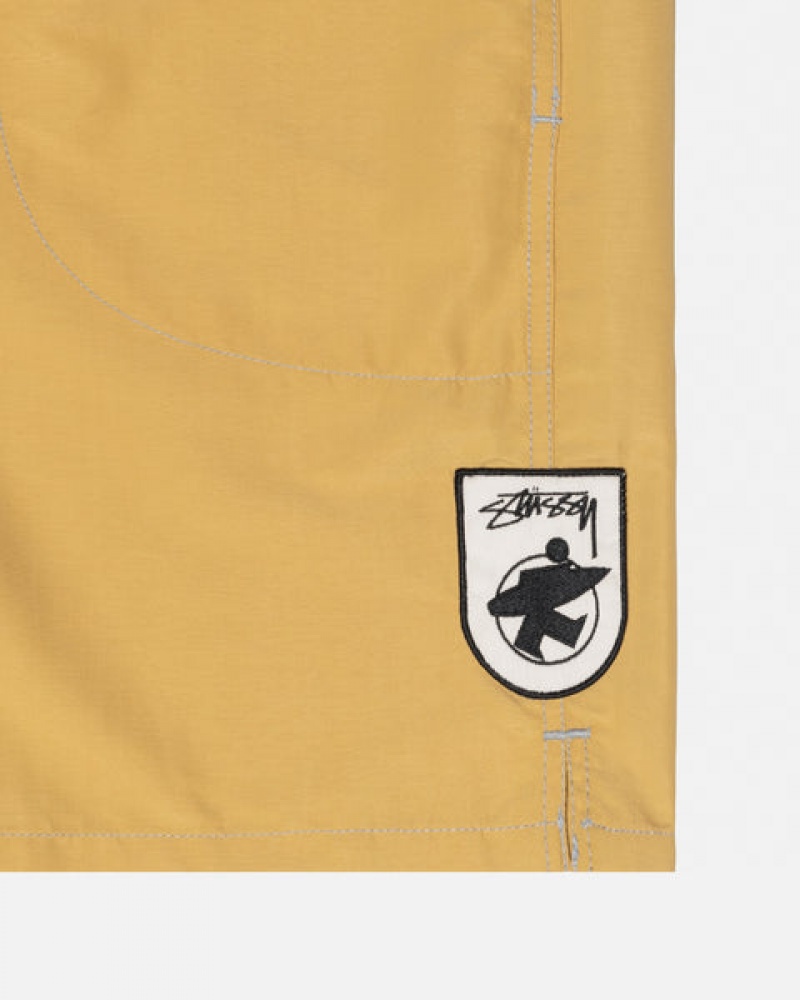 Yellow Stussy Surfman Patch Water Short Women's Swimwear Jakarta | Indonesia YMA-8166