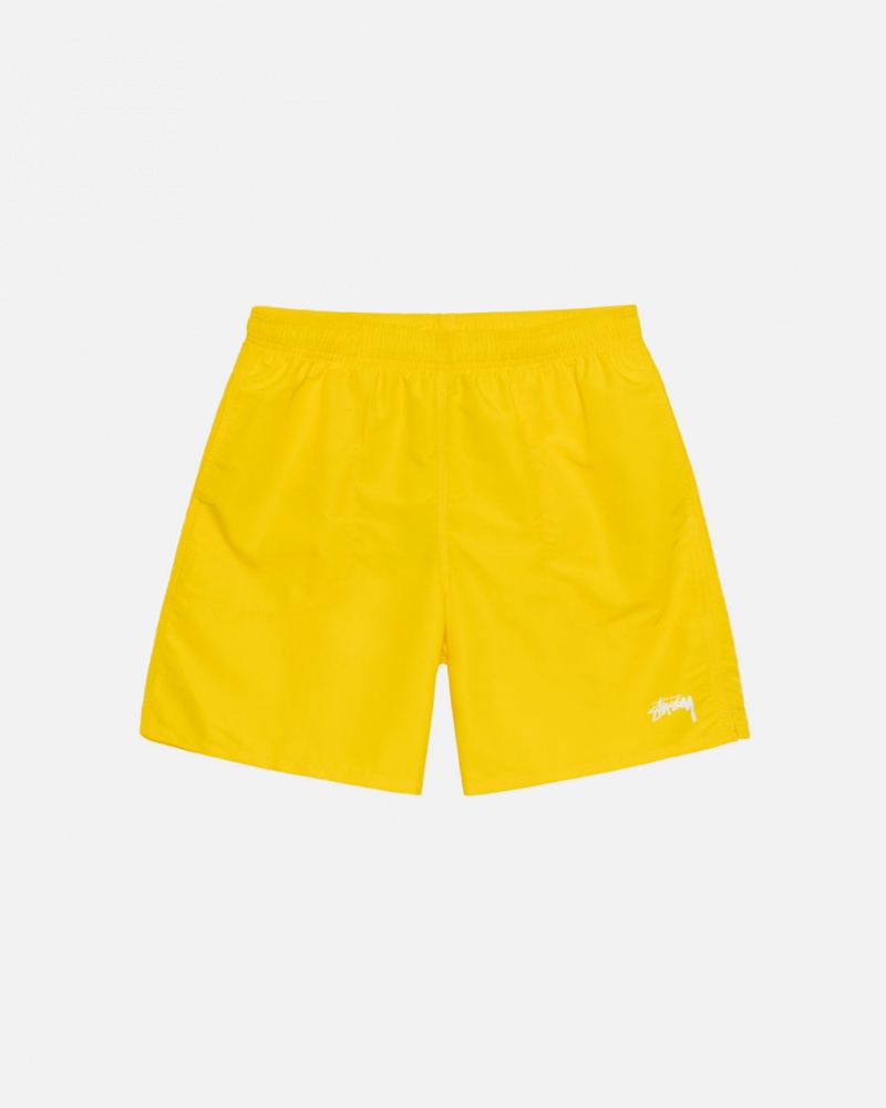 Yellow Stussy Water Short Stock Women\'s Shorts Jakarta | Indonesia IVC-1988